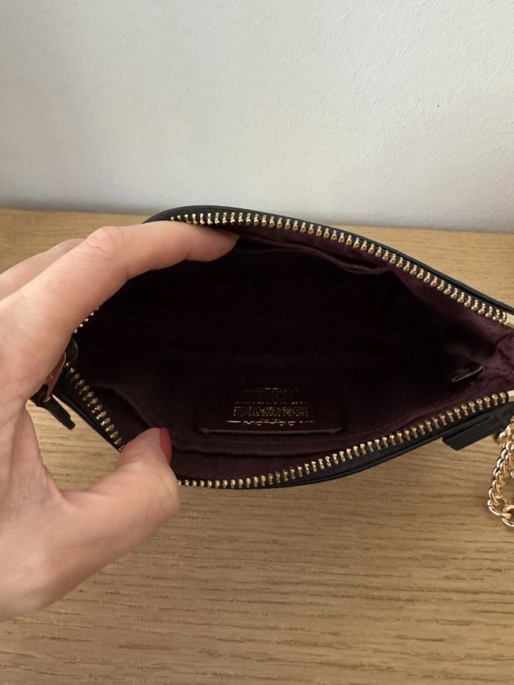 RARE Coach x Selena Gomez Nolita Leather Bag Wristlet - Picture 6 of 12